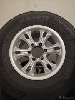 ALU kola 6x139,7 16 s pneu 265/70r16 - 4