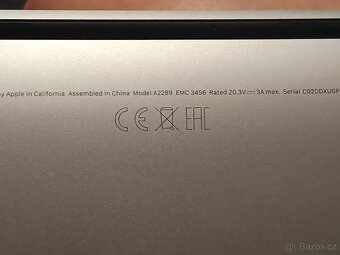 Prodám macbook pro 13' a2289 2020 - 4