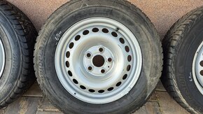 5x120 R16 VW T5 T6 Plechové kola + zimní pneu - 4