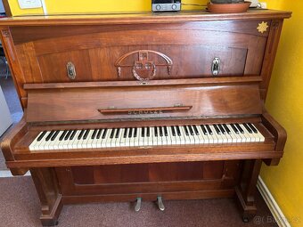 Stylové historické pianino SCHULZE Georgswalde – krásné - 4