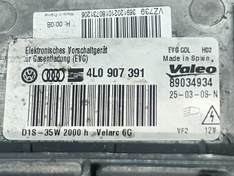 Pravý bixenon xenon světlo 4L0941004A Audi Q7 4L r.v. 2007 - 4