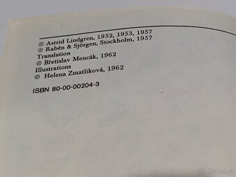 Dětská kniha Děti z Bullerbynu, Albatros 1991, pošta 69.- - 4