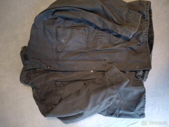 BUNDA PARKA M65 ALPHA INDUSTRIES  XXL/R ČERNÁ - 4