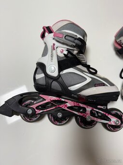 Dívčí in-line brusle nastavitelná vel. 29-32 - 4