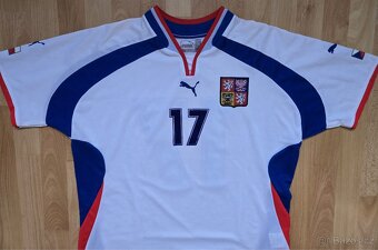 Česko fotbalový dres Šmicer Puma #17 2000-2002 - 4