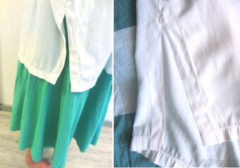 Vintage bílá dámská košile z 90.let plus velikost - 4