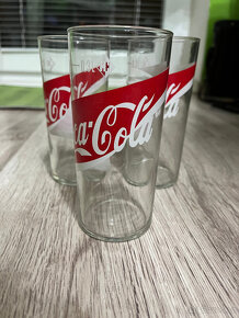 Nápojové sklo Coca Cola - červená - 4