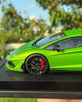MR Collection - Lamborghini Aventador SVJ, Verde Alceo, 1:18 - 4