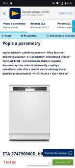 Myčka ETA 274790000D - 4