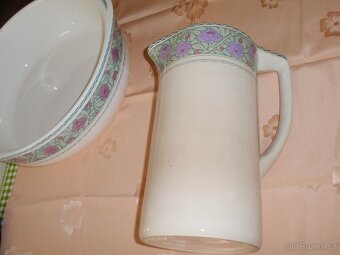 Stará značená porcelánová mycí souprava - 4