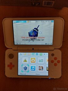 Nintendo 2DS XL + 3 hry + Emulační karta na free hry - 4