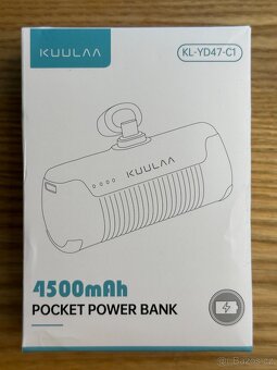 Super powerbanka 4500mAh do USB-C pro iPhone i Android, NOVÁ - 4