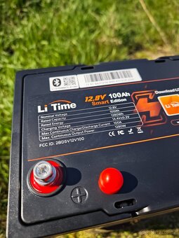LiFePO4 baterie LiTime 12V 100Ah s BLUETOOTH - 4
