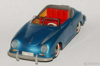 Distler Porsche Vyrobeno v Belgii v modré metalické barvě - 4