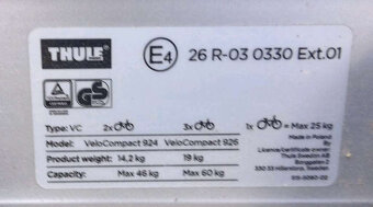 THULE VeloCompact 924 Praha Brno - 4