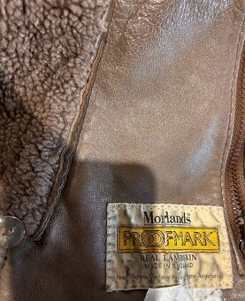 MORLANDS-REAL LAMBSKIN.ENGLAND PÁNSKÁ ZIMNÍ BUNDA Z BERÁNKA - 4