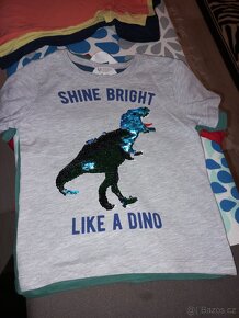 11 kusů hlapecké tepláčky+trička vel.98-104 - 4