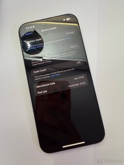 iPhone 15 Pro Max 256GB Black Titanium, 100% baterie - 4