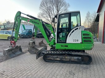 Terex TC48 2014 Minibagr 5T Powertilt + 2x Lžíce - 4