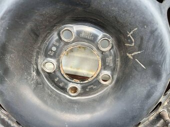 ORIGINÁL AUDI PLECHOVÉ DISKY 5X112 R16 ET39 VČ. ZIMNÍHO PNEU - 4