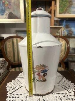 Starší smaltovaná konvice Bonyhád 38cm - 4