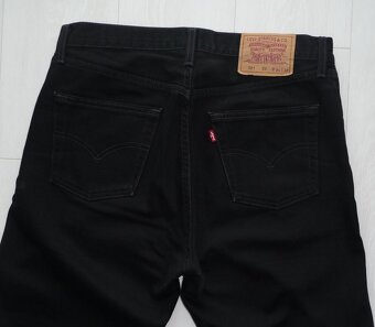 Černé pánské džíny Levis, vel. W34 L32 - 4