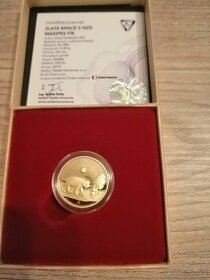 Sada zlatých mincí - Večerníček 50 let (5 ks Au mincí) - 4