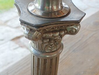 EMPÍROVÁ PETROLEJOVÁ LAMPA FRANCIE 19. STOLETÍ - 4