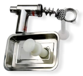 Výkonný elektrický mlýnek na maso 3000W 2 šajby 2 nože - 4