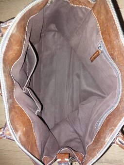 Větší kožená kabelka Chloé, hnědá, retro styl - 4