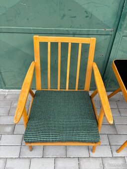 Retro konferenční stolek a křeslo - 4