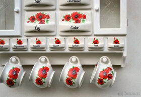 Police s kořenky - motiv vlčí mák - 4