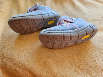 Stříbrné růžové bačkory bačkůrky Befado velikost 23 - 4