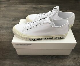 Nové dámské bílé boty Calvin Klein Jeans vel.40/41 - 4