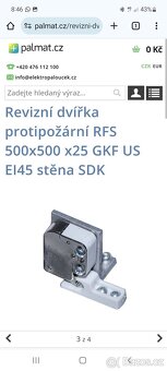Revizní dvířka protipožární - 4