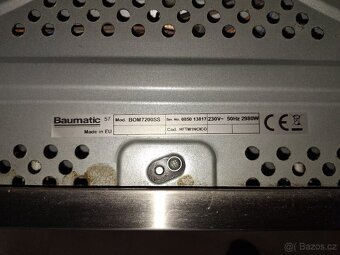 Vestavná trouba Baumatic BOM 7200ss - 4