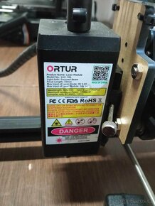 Gravírka Ortur laser master 2 - 10 W hlava - 4