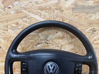 KOMPLETNÍ KOŽENÝ VOLANT VW TOUAREG 7L - 4