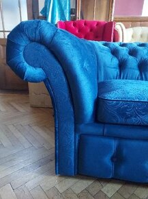 Nová rozkládací sedačka Chesterfield Windchester - 4