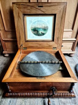 Velký starožitný hrací stroj Kalliope, ( Polyphon) - 4