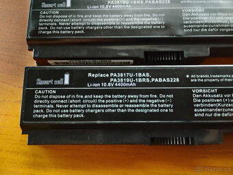 baterie 3817U pro notebooky Satellite C650,L750 (3hod) nové - 4