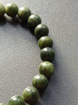 Náramek - Jadeit, 8 mm - 4