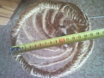 LAMPA ZÁNOVNÍ DRHANÁ ZE SISALOVÉHO PROVAZU - 4