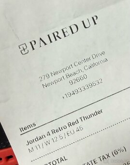 NOVÉ Nike Air Jordan 4 Retro Red Thunder - 4