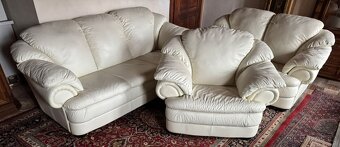 Kožená sedací souprava 3+2+1,5834 - 4