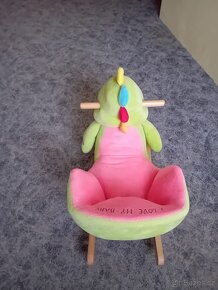 Plyšový Houpací drak pro děti - 4
