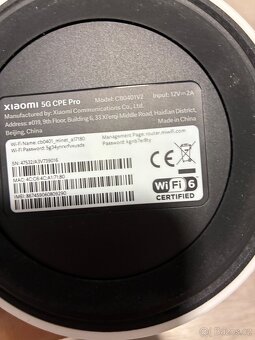 Modem Xiaomi 5G CPE Pro - 4