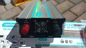 Měnič 12V - 230V , 5000W - NOVÝ - 4