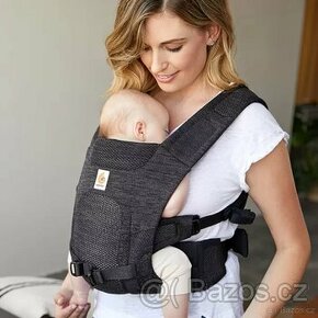 Ergobaby Aerloom Charcoal Black+slintáčky - 4