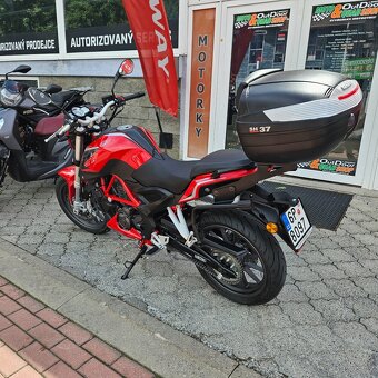 Benelli BN 251, nové pneu, kufr, boční nosiče, ČR - 4